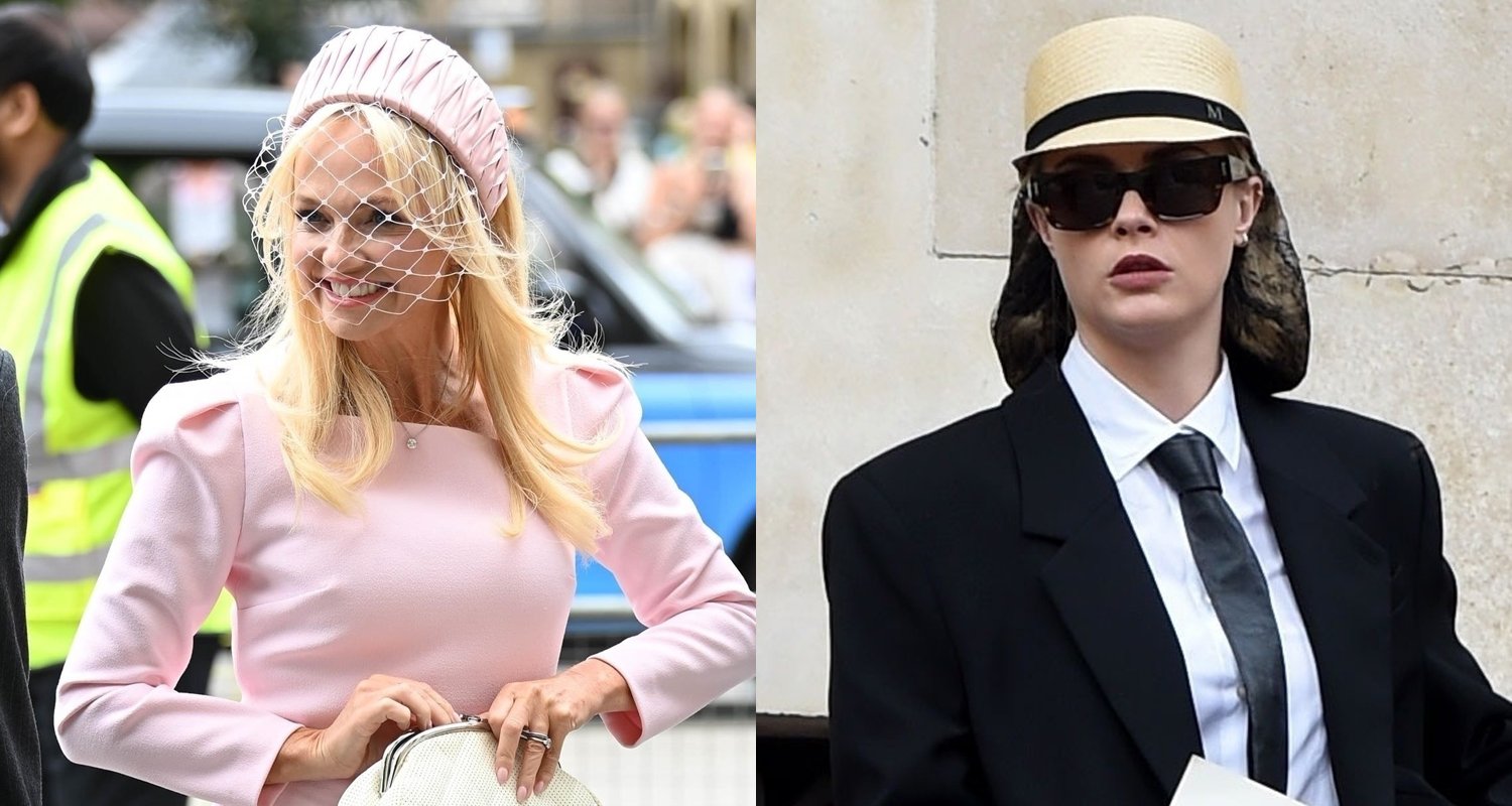 Emma Bunton & Cara Delevingne Step Out in Style for Mel B’s Wedding in London