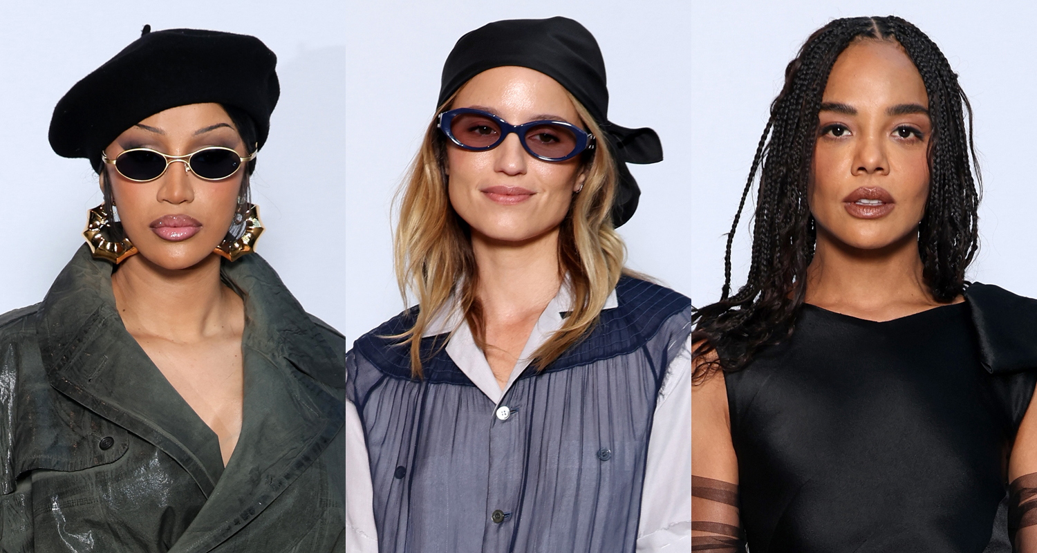 Cardi B, Dianna Agron, & Tessa Thompson Bring Their Fashion A-Game to Maison Margiela Fashion Show in Paris!