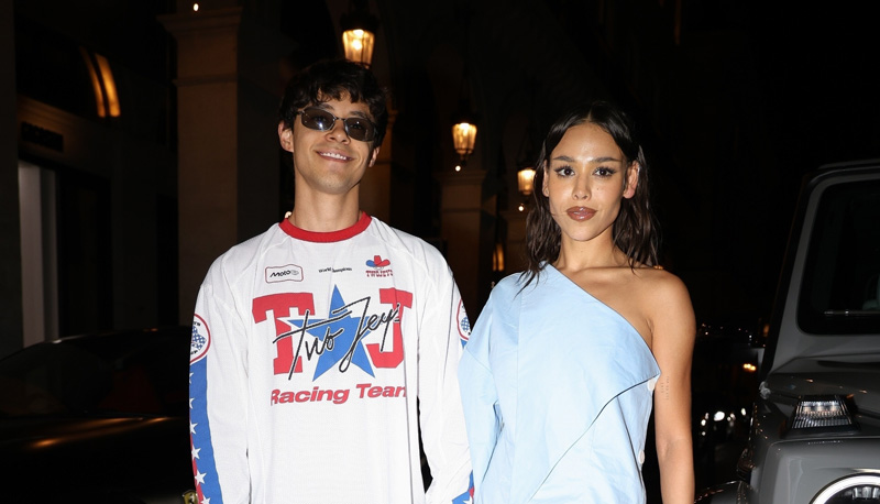 Singer Danna Paola Spotted with Boyfriend Alex Hoyer While in Paris for Fashion Week