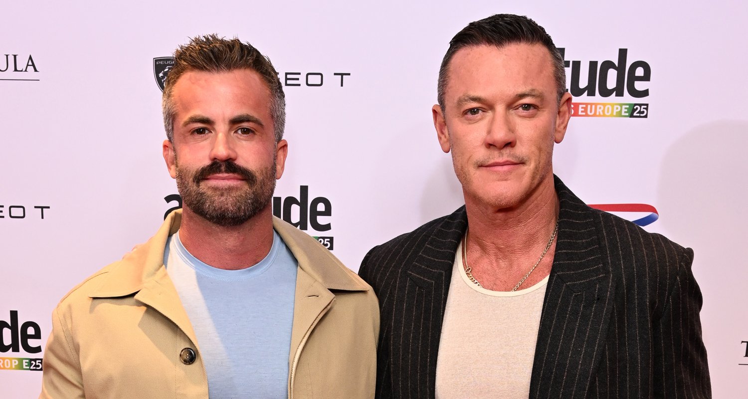 Luke Evans & Boyfriend Fran Tomas Walk the Red Carpet at Attitude Pride Awards Europe 2025