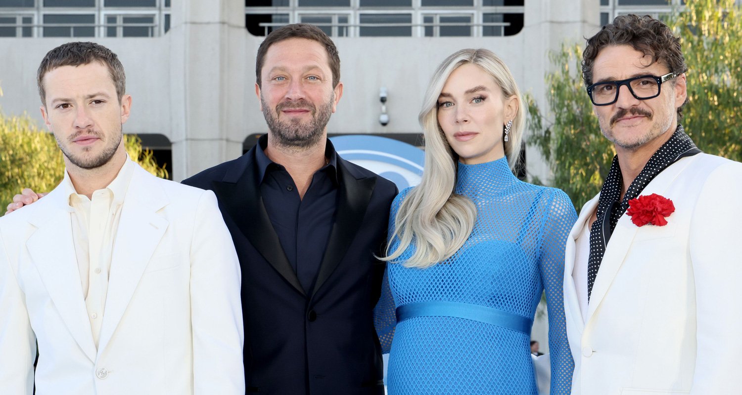 Pedro Pascal & Joseph Quinn Game in White ‘Happy Months: The first steps’ Los Angeles Premble in Vanessa Kirby, Ebon Moss-Bachrach & I More Marvel Stars