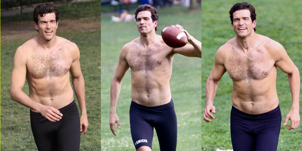 Paul Kelly Goes Shirtless as John F. Kennedy Jr. for Central Park ...