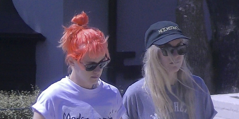 Kristen Stewart Shows Off a New Hair Color While Walking Her Dog With Wife Dylan Meyer