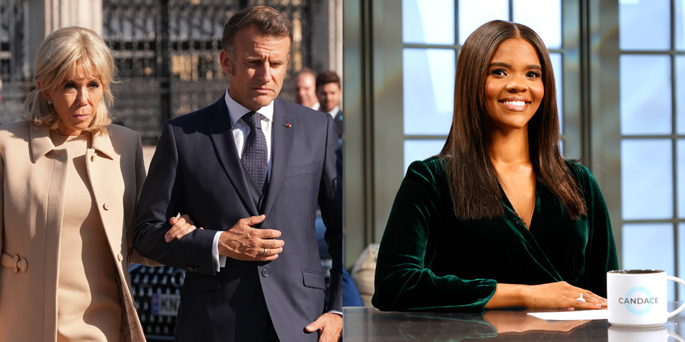 French President Emmanuel Macron & Wife Brigitte Sue Candace Owens for Defamation Amid Her Claims That Brigitte Was Born a Man