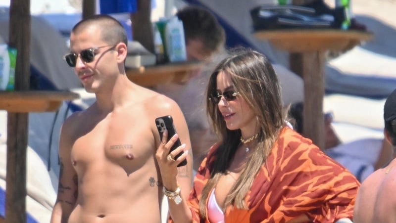Sofia Vergara Spends 53rd Birthday at the Beach with Son Manolo!