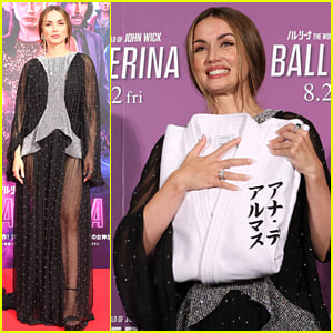 Ana de Armas Gifted Custom Judo Jacket at Final 'Ballerina' Premiere In Japan