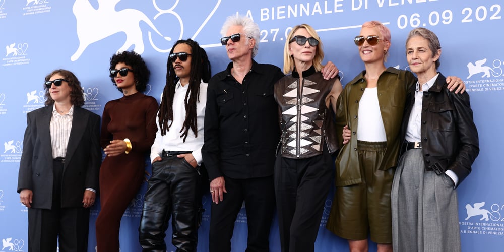 Cate Blanchett Joins Jim Jarmusch & ‘Father Mother Sister Brother’ Cast at Venice Film Festival 2025 Photo Call! | 2025 Venice Film Festival, Cate Blanchett, Charlotte Rampling, Indya Moore, Jim Jarmusch, Luka Sabbat, Mayim Bialik, Movies, venice film festival, Vicky Krieps | Just Jared: Celebrity News and Gossip