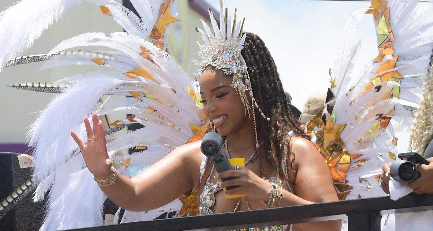Chloe Bailey Rocks Elaborate Gold & Feathered Outfit for Crop Over Festival 2025 in Barbados! | Chloe Bailey | Just Jared: Celebrity News and Gossip