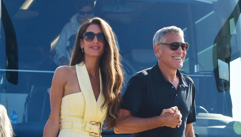 George Clooney & Wife Amal Make a Fashionable Arrival to Venice Film Festival Ahead of ‘Jay Kelly’ Premiere