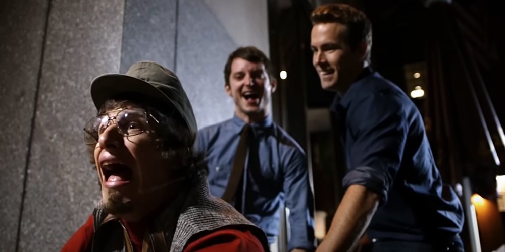 Elijah Wood Explains How He ‘Enthusiastically’ Got Involved in 2009 Lonely Island Short to Do This NSFW Thing to Andy Samberg With Ryan Reynolds | Andy Samberg, Elijah Wood, Ryan Reynolds, Saturday Night Live, The Lonely Island | Just Jared: Celebrity News and Gossip