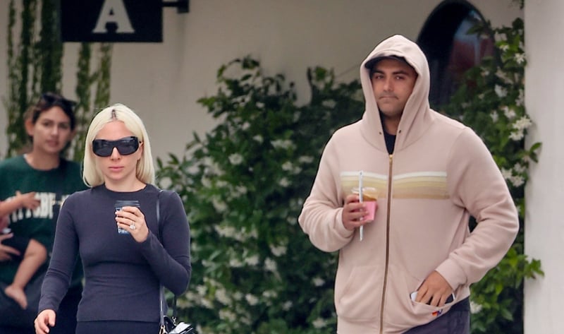 Lady Gaga Flaunts Massive Engagement Ring During Coffee Run with Fiance Michael Polansky | Lady Gaga, Michael Polansky | Just Jared: Celebrity News and Gossip