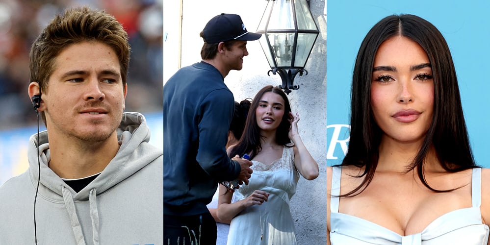 NFL Player Justin Herbert Sparks Dating Rumors with Madison Beer After Visiting Her on Music Video Set (Photos)