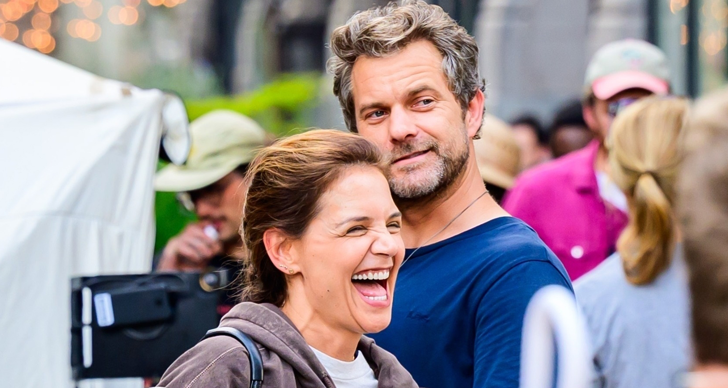 Katie Holmes Directs Joshua Jackson on 'Happy Hours' Set in NYC