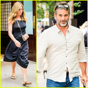 Jennifer Aniston & New Boyfriend Jim Curtis Step Out Separately in NYC