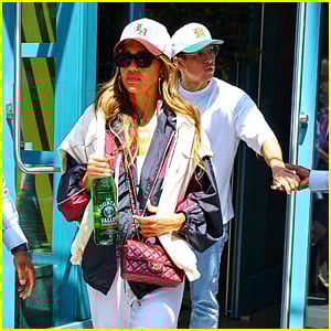 Jessica Alba & New Boyfriend Danny Ramirez Spotted Checking Out of NYC Hotel After Recent Getaway