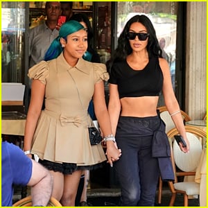 Kim Kardashian Goes Sightseeing in Rome with Daughter North West & Her Glam Team