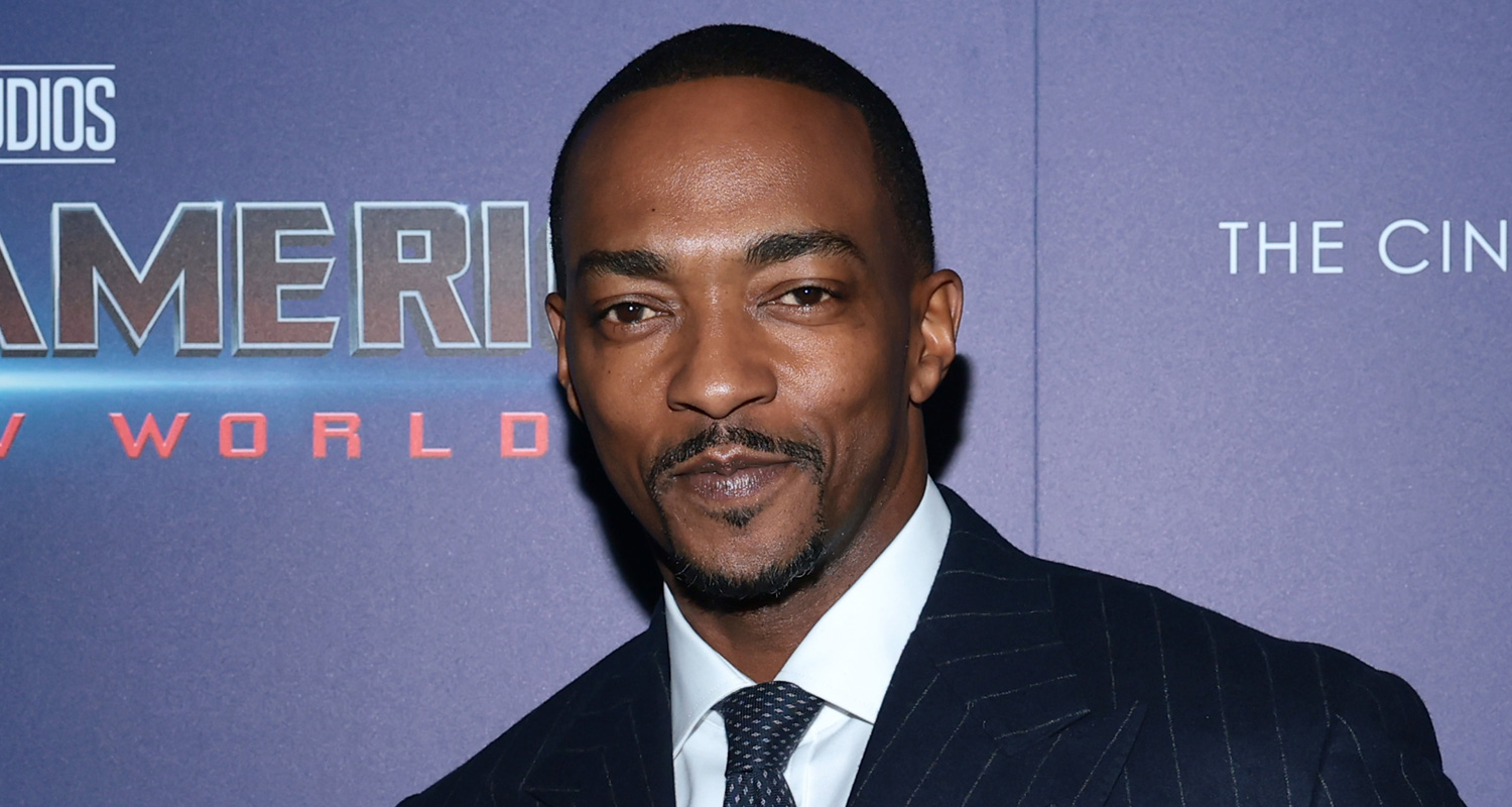 Anthony Mackie Spotted Kissing Mystery Woman In London