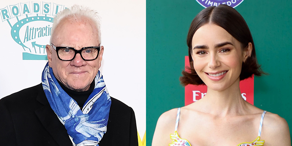 Lily Collins’ Famous Father-in-Law Malcolm McDowell Admits He Doesn’t Like ‘Emily in Paris’ | Charlie McDowell, Emily in Paris, Lily Collins, Malcolm McDowell, Netflix, Television | Just Jared: Celebrity News and Gossip