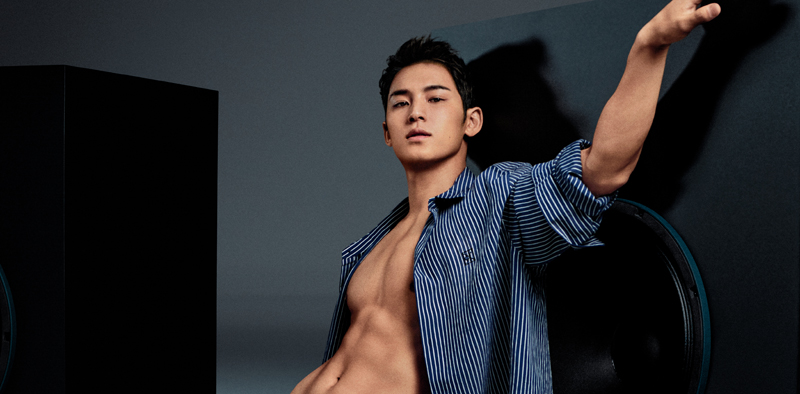 SEVENTEEN’s Mingyu Puts His Abs on Display for Latest Calvin Klein Campaign | Fashion, Mingyu, Seventeen, Shirtless, Shopping | Just Jared: Celebrity News and Gossip
