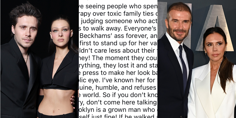 Nicola Peltz’s Friend Slams David & Victoria Beckham, Reveals Details About Alleged Feud in Pointed Instagram Comment | Brooklyn Beckham, David Beckham, Nicola Peltz, Victoria Beckham | Just Jared: Celebrity News and Gossip