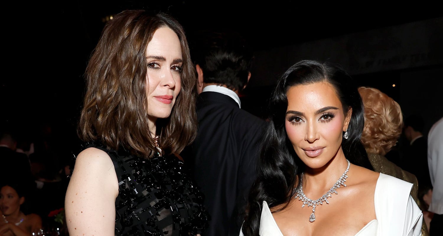 Sarah Paulson Shares What Surprised Her Most About Working with Kim Kardashian on ‘All’s Fair’ | All’s Fair, Kim Kardashian, Sarah Paulson | Just Jared: Celebrity News and Gossip