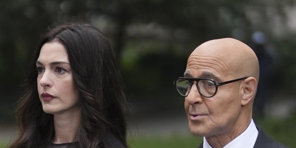 These ‘Devil Wears Prada 2′ Set Photos Need Huge Spoiler Warning: See What Anne Hathaway & Stanley Tucci Filmed | Anne Hathaway, Stanley Tucci, The Devil Wears Prada, The Devil Wears Prada 2 | Just Jared: Celebrity News and Gossip