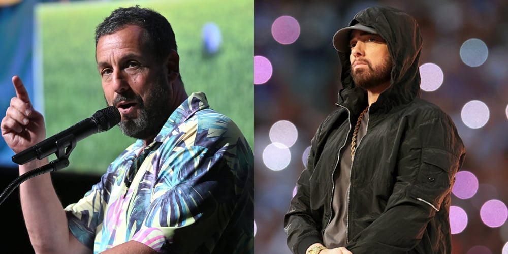 Adam Sandler Reveals How He Made the Eminem Cameo Happen in ‘Happy Gilmore 2′ | Adam Sandler, Eminem, happy gilmore 2, Movies | Just Jared: Celebrity News and Gossip
