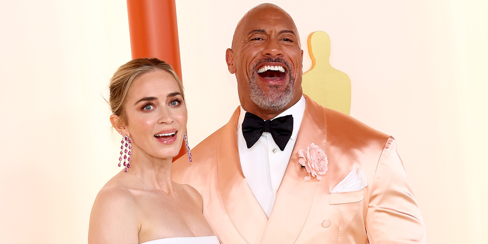 Dwayne Johnson Says ‘Best Friend’ & Co-Star Emily Blunt Helped Him with ‘The Smashing Machine’