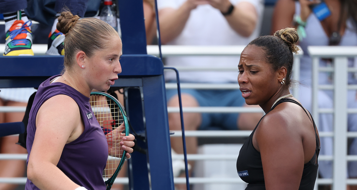 Taylor Townsend & Jelena Ostapenko Get Into Post-Tennis Match Argument at US Open 2025 | 2025 US Open, Jelena Ostapenko, Sports, Taylor Townsend, Tennis | Just Jared: Celebrity News and Gossip