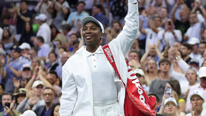 Venus Williams Defeated in First Round of U.S. Open During Her First Grand Slam Match in Years | 2025 US Open, Sports, Tennis, Venus Williams | Just Jared: Celebrity News and Gossip