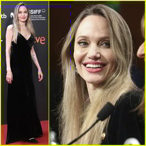 Angelina Jolie Joins Her Co-Stars at ‘Couture’ Premiere & Press Conference at San Sebastian Film Festival 2025