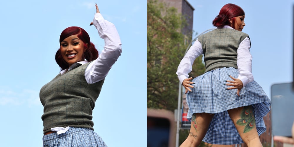 Cardi B Twerks on Top of a Car in the Bronx While Promoting Her New Album ‘Am I The Drama?’ | Cardi B | Just Jared: Celebrity News and Gossip