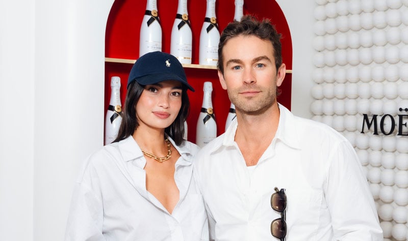 Chace Crawford & Girlfriend Kelsey Merritt Enjoy a Tennis Date at U.S. Open