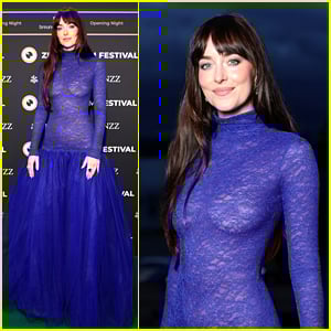 Dakota Johnson continúa una tendencia de vestimenta transparente con su magnífico vestido de Gucci en el Festival de Cine de Zurich 