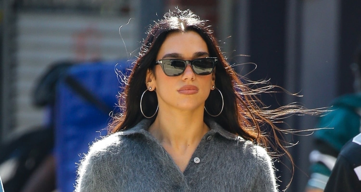 Dua Lipa Looks Pretty in Orange Floral Skirt While Enjoying Day Out in NYC | Dua Lipa | Just Jared: Celebrity News and Gossip