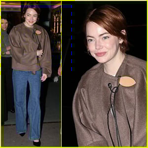 Emma Stone partecipa alla cena di Louis Vuitton mentre è in città per la settimana della moda di Parigi