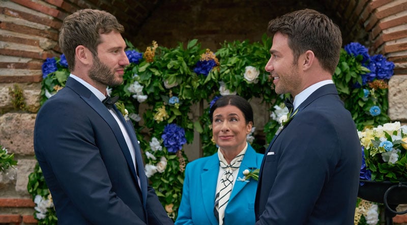 Jonathan Bennett’s ‘Groomsmen’ Movie Is Making Hallmark Channel History with the Network’s First Gay Wedding Story! | Alexander lincoln, Hallmark Channel, Jonathan Bennett | Just Jared: Celebrity News and Gossip