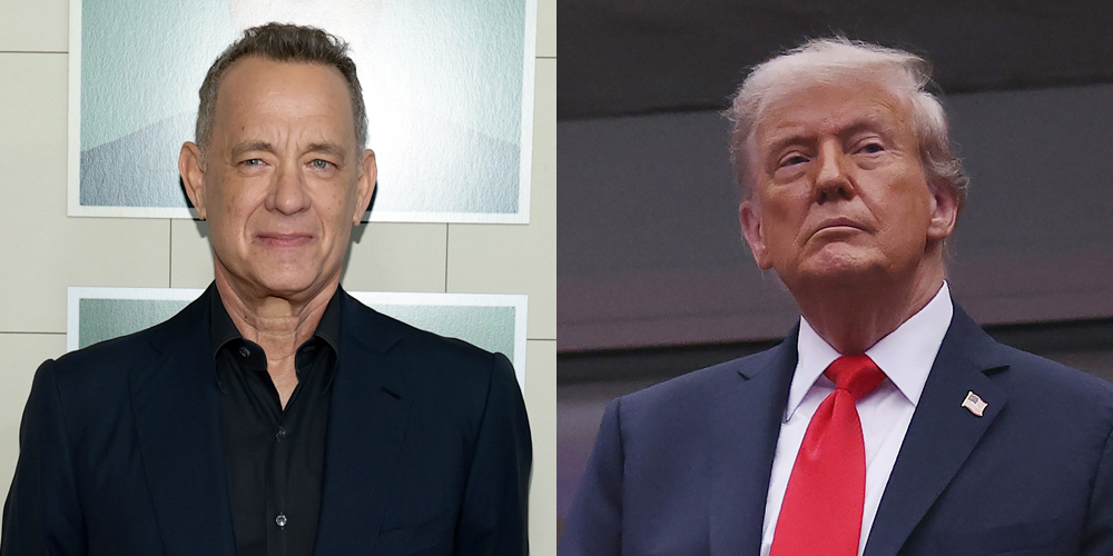 Trump Attacks Tom Hanks as ‘Woke,’ Praises West Point for Canceling Ceremony to Honor Him | Donald Trump, Tom Hanks | Just Jared: Celebrity News and Gossip