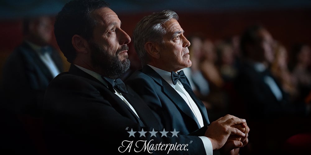 ‘Jay Kelly’ Trailer Sees George Clooney Facing an Existential Dilemma with Adam Sandler By His Side – Watch Now | Adam Sandler, Alba Rohrwacher, Billy Crudup, Charlie Rowe, Emily Mortimer, Eve Hewson, George Clooney, Grace Edwards, Greta Gerwig, Isla Fisher, Jay Kelly, Jim Broadbent, Josh Hamilton, Laura Dern, Lenny Henry, Louis Partridge, Movies, nicole Lecky, Noah Baumbach, Patrick Wilson, Riley Keough, Stacy Keach, Thaddea Graham | Just Jared: Celebrity News and Gossip