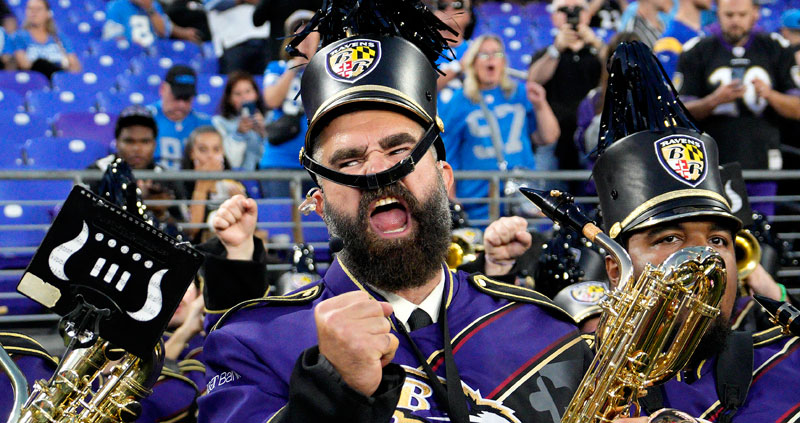 Jason Kelce Plays Saxophone in Surprise Marching Band Appearance at NFL Game | Jason Kelce | Just Jared: Celebrity News and Gossip