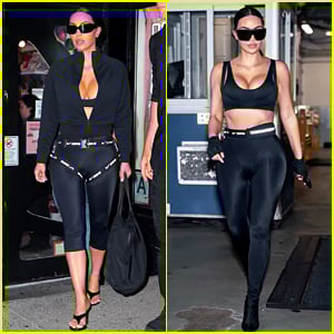 Kim Kardashian Models More NikeSkims Looks in NYC Ahead of Launch Date