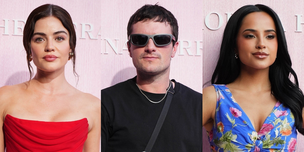 Lucy Hale, Josh Hutcherson, Becky G & More Head to Spain for Carolina Herrera Fashion Show | Agueda Lopez, Becky G, Fashion, Gigi Goode, Johannes Huebl, Josh Hutcherson, Karolina Kurkova, Lucy Hale, Luis Fonsi, Najwa Nimri, Olivia Palermo, sebastian yatra | Just Jared: Celebrity News and Gossip