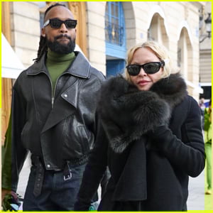 Madonna & Boyfriend Akeem Morris Enjoy Parisian Stroll During Paris Fashion Week