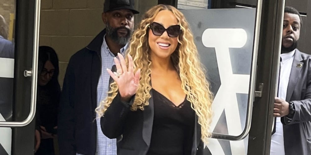 Mariah Carey Rocks Stylish Jacket & Patent Leather Boots While Promoting ‘Here For It All’