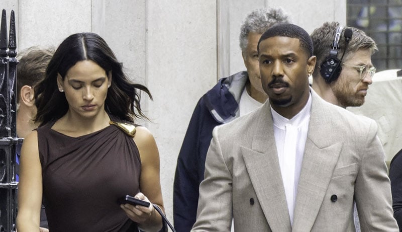 Michael B. Jordan Spotted Filming ‘Thomas Crown Affair’ Movie with Adria Arjona for First Time! | Adria Arjona, Michael B Jordan, The Thomas Crown Affair | Just Jared: Celebrity News and Gossip
