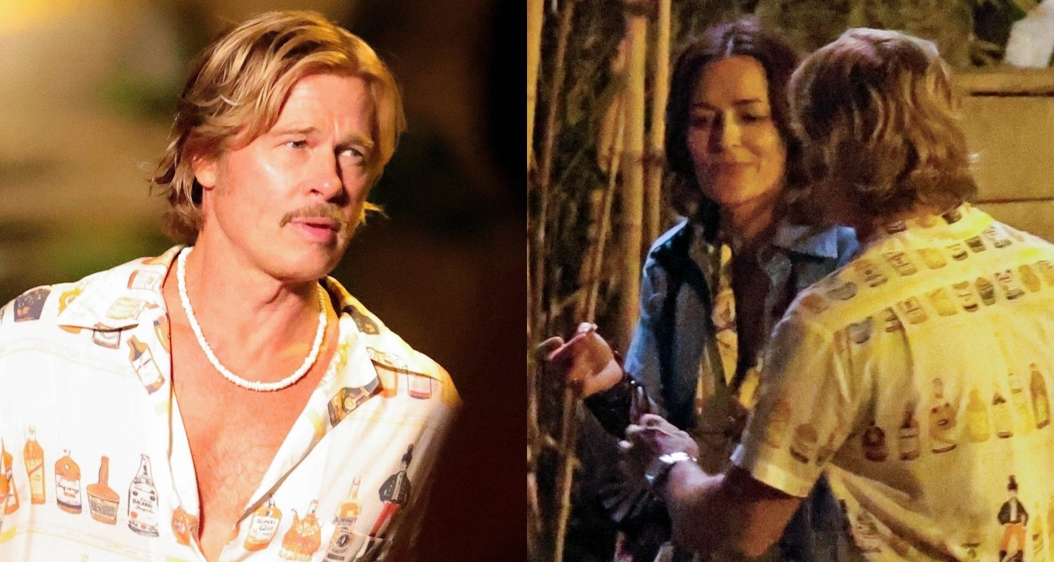 Brad Pitt Spotted Late Night on the Set of 'The Adventures of Cliff Booth'! 🎬✨