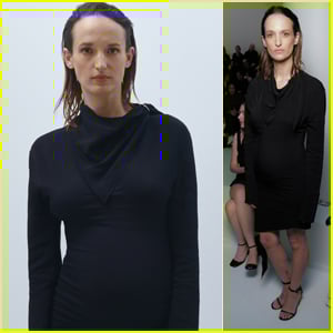 Agathe Rousselle Debuts Baby Bump at Courrèges Fashion Show in Paris!