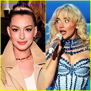Anne Hathaway Gets ‘Arrested’ by Sabrina Carpenter & Jokes She’s From Genovia! Anne Hathaway Gets ‘Arrested’ by Sabrina Carpenter & Jokes She’s From Genovia!