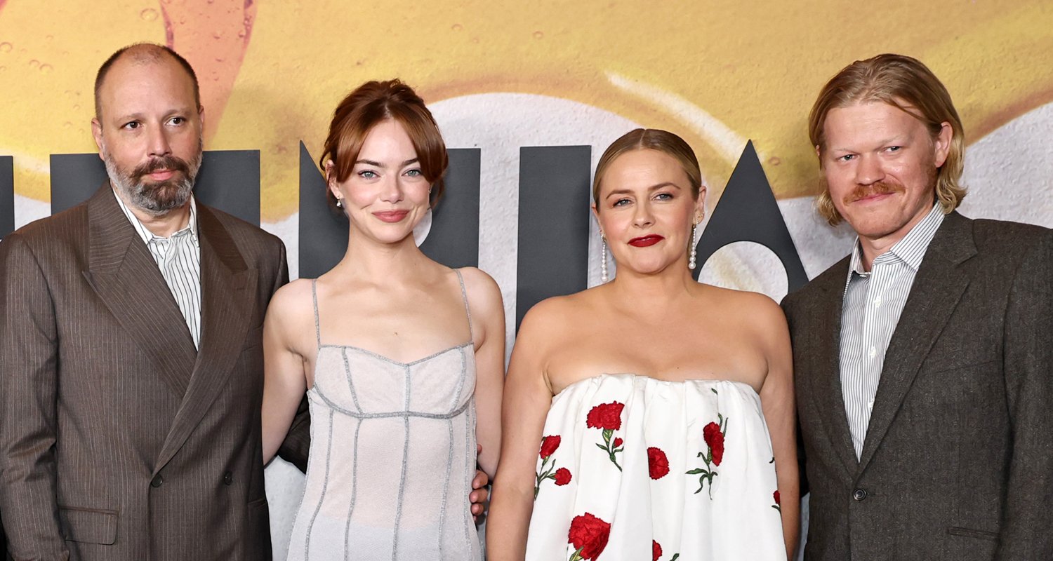 Emma Stone, Jesse Plemons, & More Step Out for 'Bugonia' Premiere in NYC!