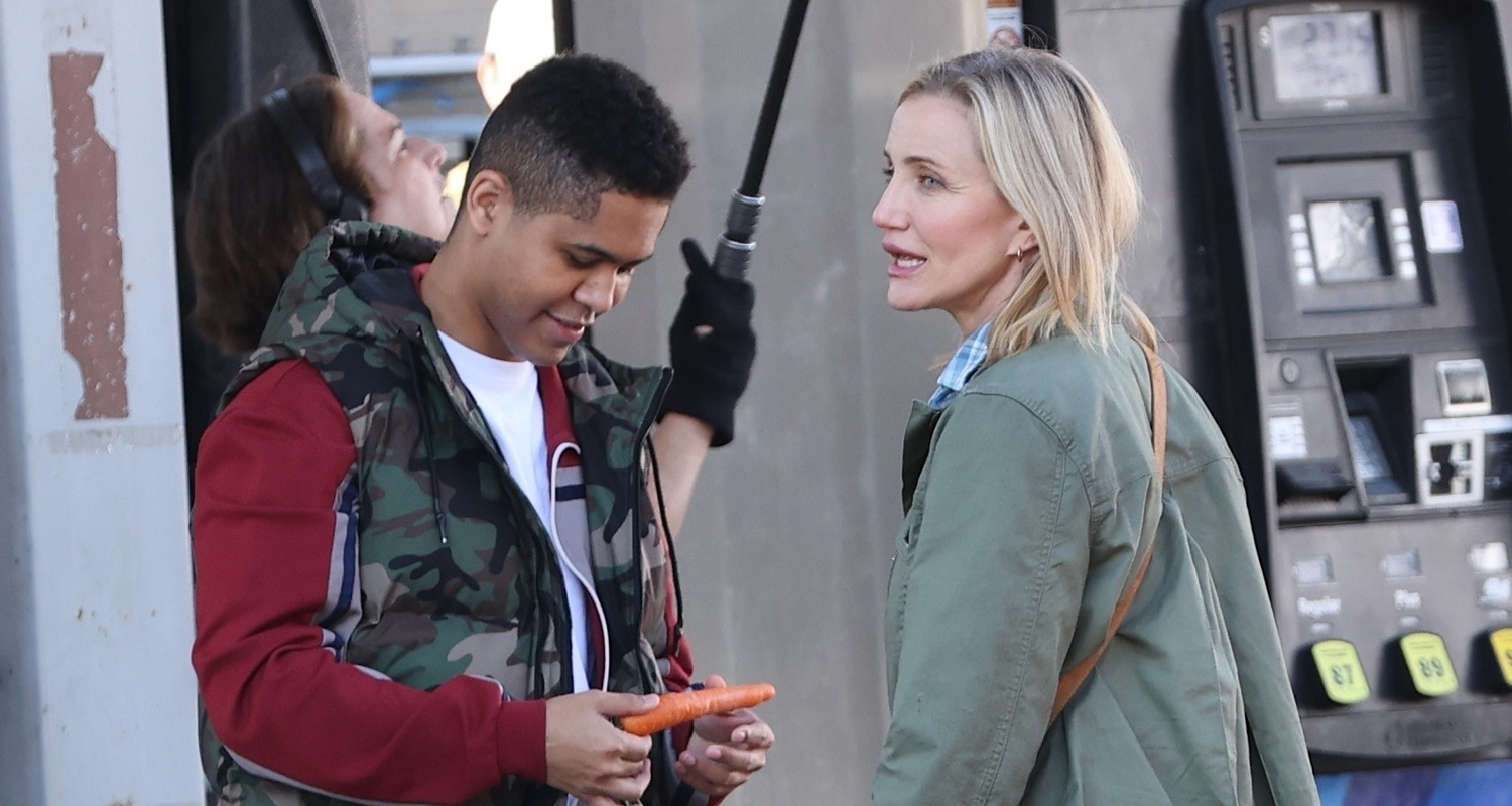 Cameron Diaz & Rhenzy Feliz Film New Movie ‘Bad Day’ at Gas Station in New Jersey | Cameron Diaz, Rhenzy Feliz | Celebrity News and Gossip | Entertainment, Photos and Videos